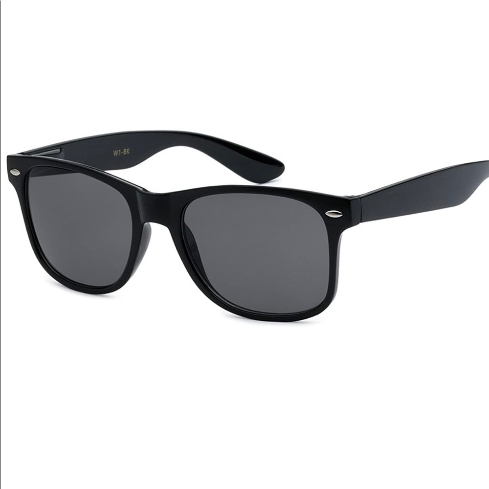 Black Frame W/ Dark Tinted Lens Fashion Sunglasses